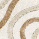 Morfou Modern Burnt Orange Area Rug