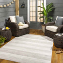 Kyrenia Modern Light Gray Area Rug