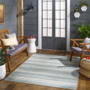 Kyrenia Modern Teal Area Rug