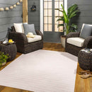 Acheri Modern Pale Pink Area Rug