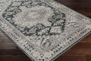 Pachna Traditional Dark Teal Area Rug