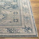 Trikomou Traditional Dark Teal Area Rug