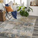 Silikou Modern Cream Area Rug