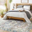 Gilbertville Traditional Green Washable Area Rug
