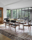Gladbrook Traditional Rust Washable Area Rug