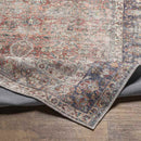 Gladbrook Traditional Rust Washable Area Rug