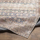 Goldfield Traditional Light Orange Washable Area Rug