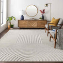 Kyra Modern Light Gray Area Rug