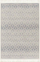 Asomatos Modern Navy Area Rug