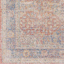 Kalavasos Traditional Burnt Orange Area Rug