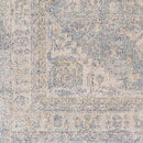 Millia Traditional Pale Blue Area Rug