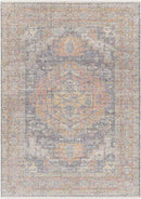 Kofinou Traditional Burnt Orange Area Rug