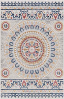 Ellis Traditional Navy Area Rug