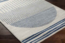 Neerbosch Modern Navy Blue Area Rug