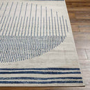 Neerbosch Modern Navy Blue Area Rug