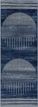 Neerbosch Modern Ink Blue Area Rug