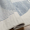 Lakin Modern Navy Blue Area Rug