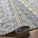 Paola Global Slate Blue/Brown/Off-White Area Rug