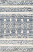 Rolla Global Slate Blue/Cream Area Rug