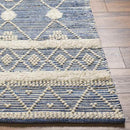 Rolla Global Slate Blue/Cream Area Rug