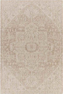 Alvord Traditional Brown Area Rug