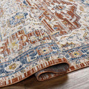 Asbury Traditional Dark Red Area Rug