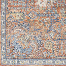 Rodney Coastal Burgundy Area Rug