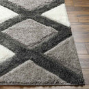 Ruthven Modern Ivory/Medium Gray Area Rug