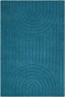 Mankato Modern Dark Teal Area Rug