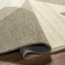 Hunnewell Modern Cream/Tan Area Rug