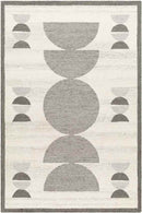 Indiana Modern Dark Gray Area Rug