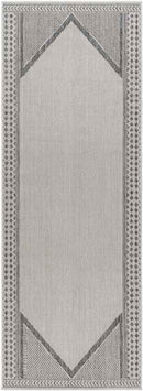 Silver Global Charcoal/Ivory Area Rug