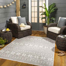 Solomon Global Silver Gray Area Rug