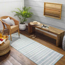 South Global Light Teal Area Rug