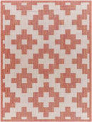 Spivey Global Dark Coral Area Rug