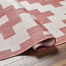 Spivey Global Dark Coral Area Rug