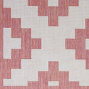 Spivey Global Dark Coral Area Rug