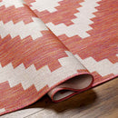 Squaw Global Dark Coral/Off-White Area Rug