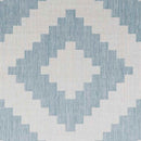 Squaw Global Sky Blue/Off-White Area Rug