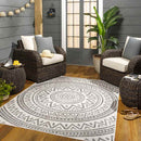 St Ansgar Global Silver Gray/Medium Gray Area Rug