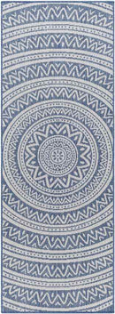 St Ansgar Global Navy/Silver Gray Area Rug