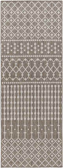 St Mary Global Dark Brown/Off-White Area Rug