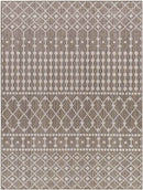 St Mary Global Dark Brown/Off-White Area Rug