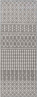 St Mary Global Smoke Gray/Off-White Area Rug