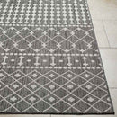 St Mary Global Smoke Gray/Off-White Area Rug