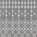 St Mary Global Smoke Gray/Off-White Area Rug