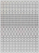 St Mary Global Medium Gray/Off-White Area Rug