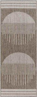 Struble Global Dark Brown Area Rug
