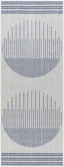 Struble Global Navy/Ivory Area Rug