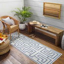 Sylvia Global Ivory/Navy Area Rug